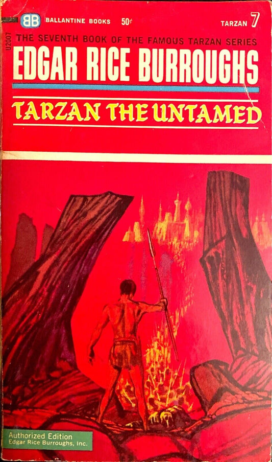 Tarzan the Untamed by Edgar Rice Burroughs 1963 Ballantine U2007 Paperback