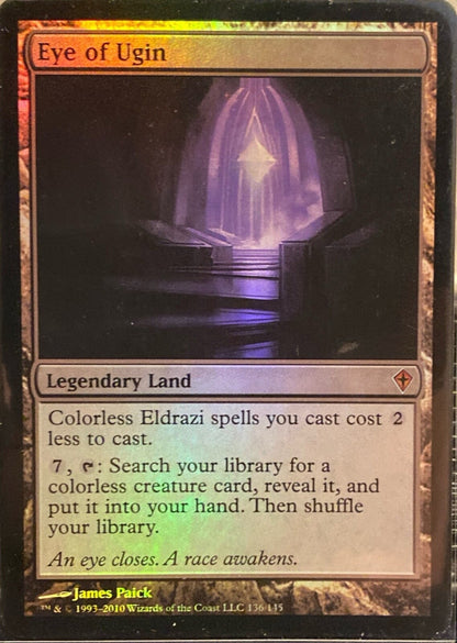 Magic the Gathering (MTG) Eye of Ugin Worldwake Foil