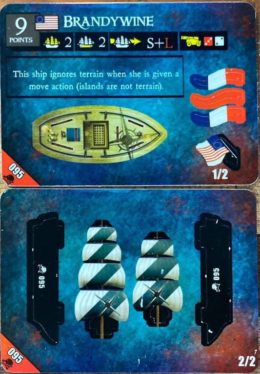 WizKids Pirates CSG of Davy Jones' Curse 095 Brandywine Unpunched
