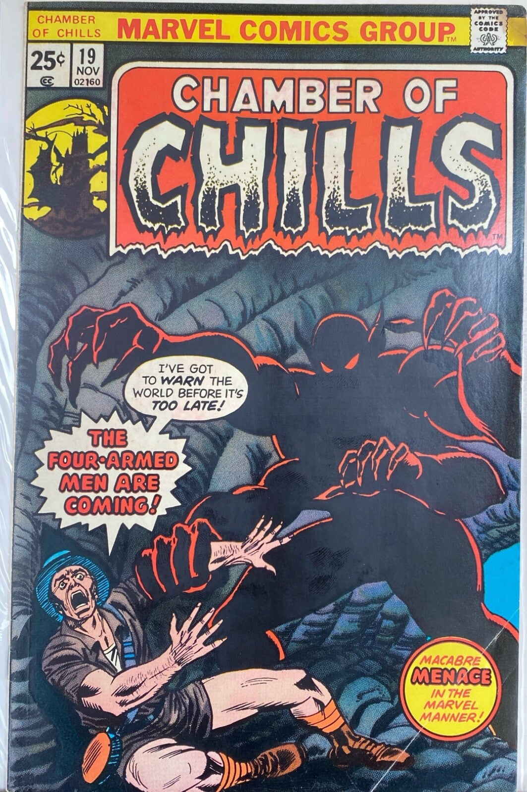 Marvel Comics Chamber of Chills #19 Bronze Age 1975