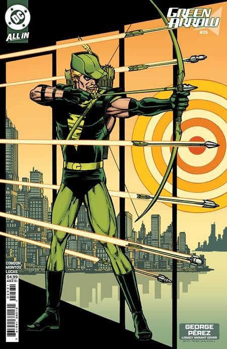 DC Comics Green Arrow #25 Cover D George Perez Legacy Variant Modern Age 2025