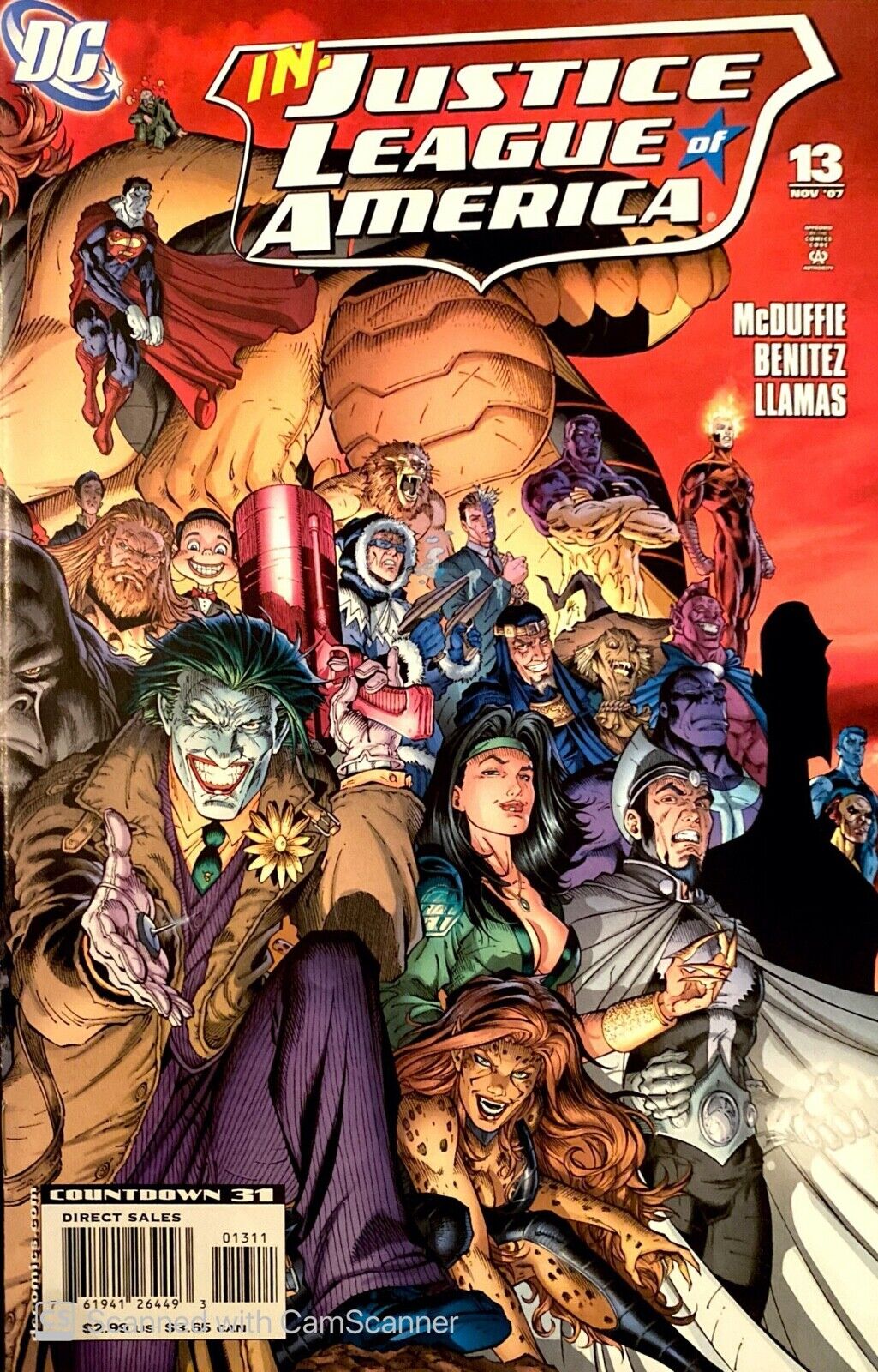 DC Comics Justice League of America #13 Modern Age 2007