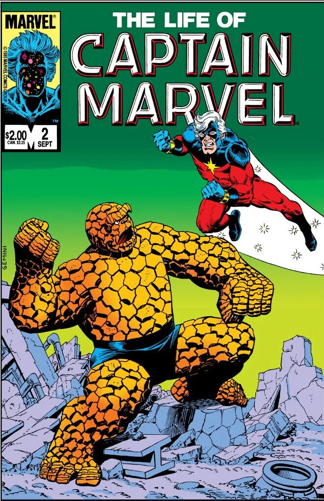 Marvel Comics The Life of Captain Marvel #2 Copper Age 1985