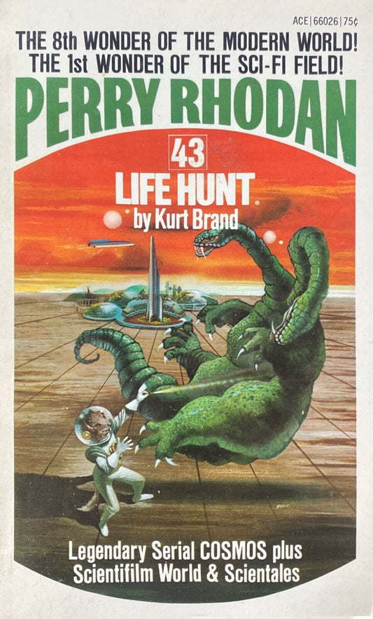 Perry Rhodan 43: Life Hunt by Kurt Brand 1974 Ace Paperback