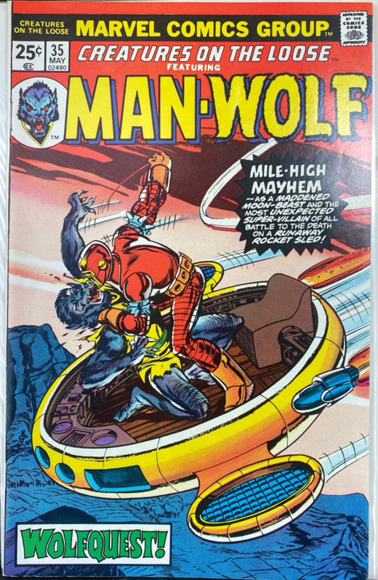 Marvel Comics Creatures on the Loose #35 Bronze Age 1975