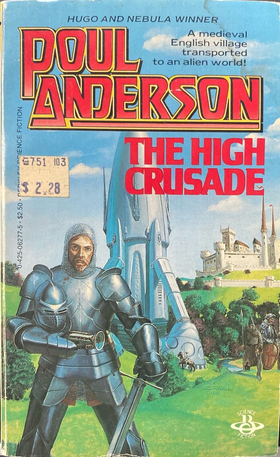 The High Crusade by Poul Anderson  1983 Berkley Paperback