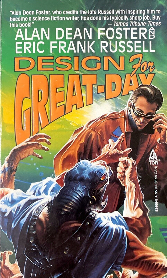 Design For Great-Day by Alan Dean Foster & Eric Frank Russell 1996 Tor Paperback