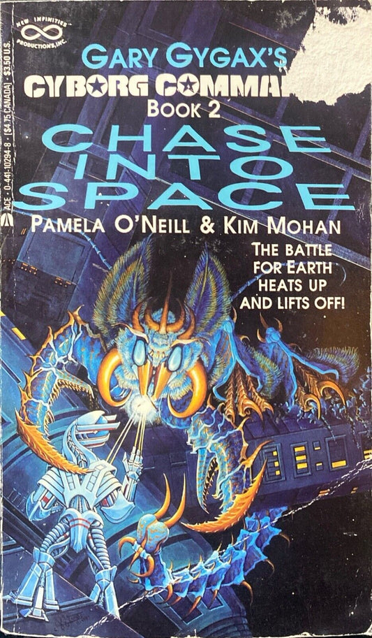 Gary Gygax's Cyborg Commando Book 2: Chase Into Space 1988 Paperback