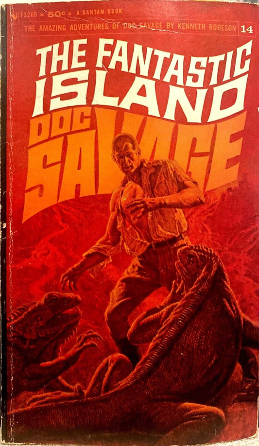 The Fantastic Island by Kenneth Robeson 1966 Bantam F3269 Paperback Doc Savage