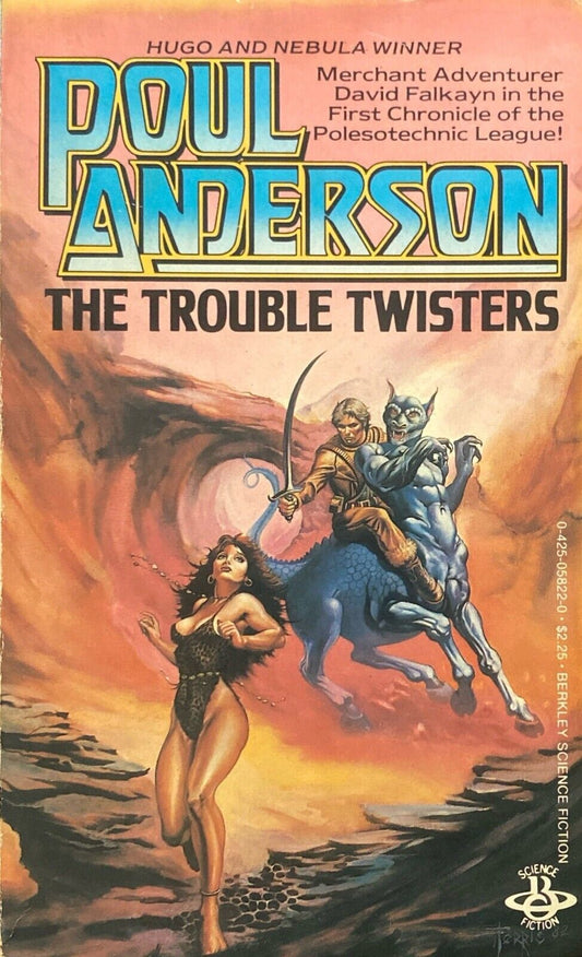 The Trouble Twisters by Poul Anderson 1983 Berkley Paperback