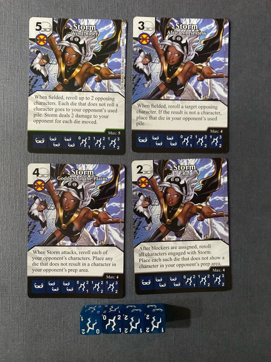 Wizkids Marvel Dice Masters Uncanny X-Men Storm Set +4 dice