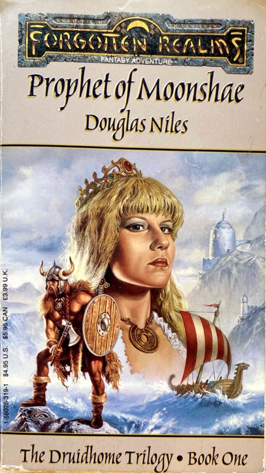 Prophet of Moonshae by Douglas Niles 1992 TSR Paperback D&D Forgotten Realms