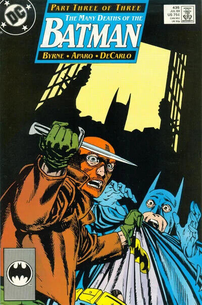 DC Comics Batman #435 Copper Age 1989 The Many Deaths of the Batman