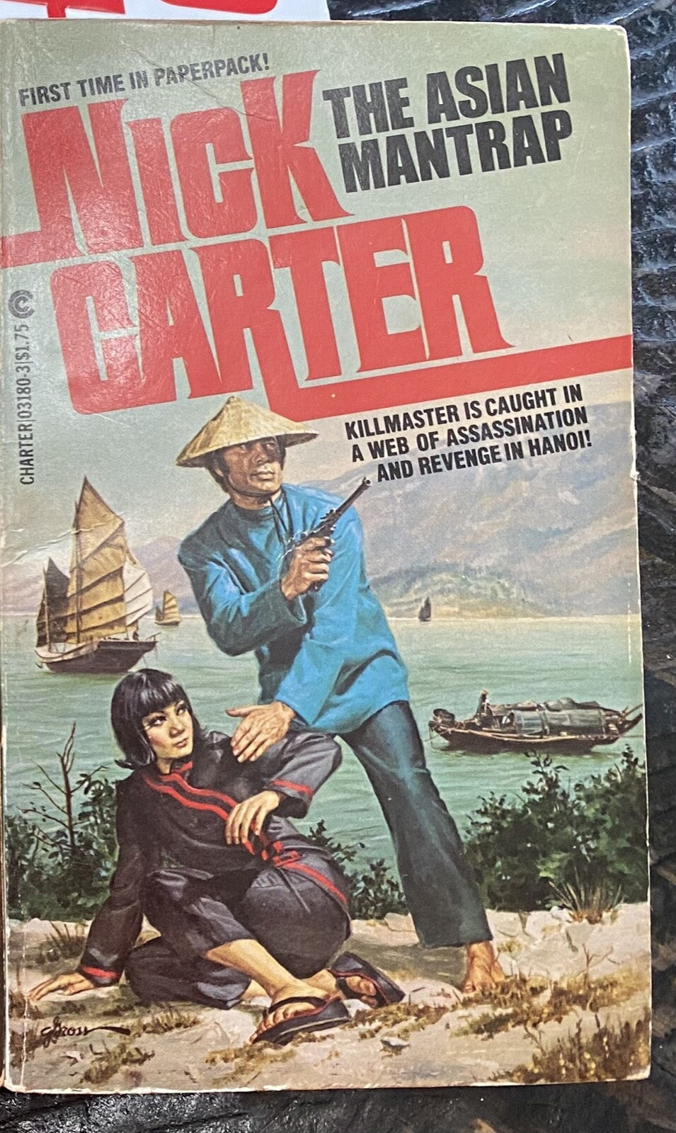 The Asian Mantrap by Nick Carter 1978 Charter Paperback Killmaster