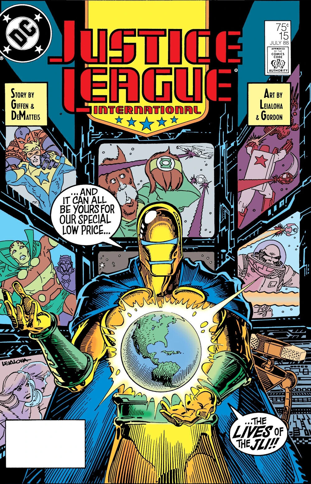 DC Comics Justice League International #15 Copper Age 1988
