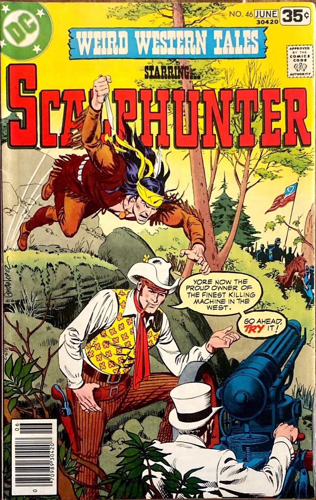 DC Comics Weird Western Tales #46 Bronze Age 1978 Scalphunter