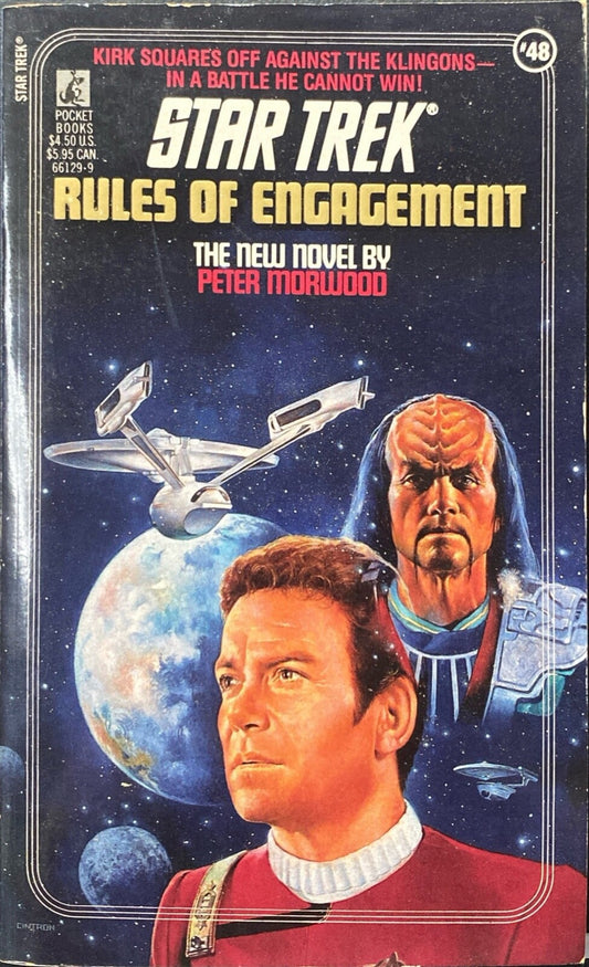 Star Trek #48: Rules of Engagement by Peter Morwood 1990 Pocket Paperback