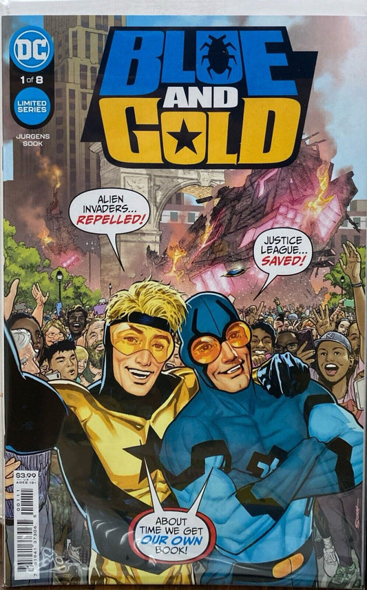 DC Comics Blue and Gold #1-8 Modern Age 2021 Complete Blue Beetle Booster Gold