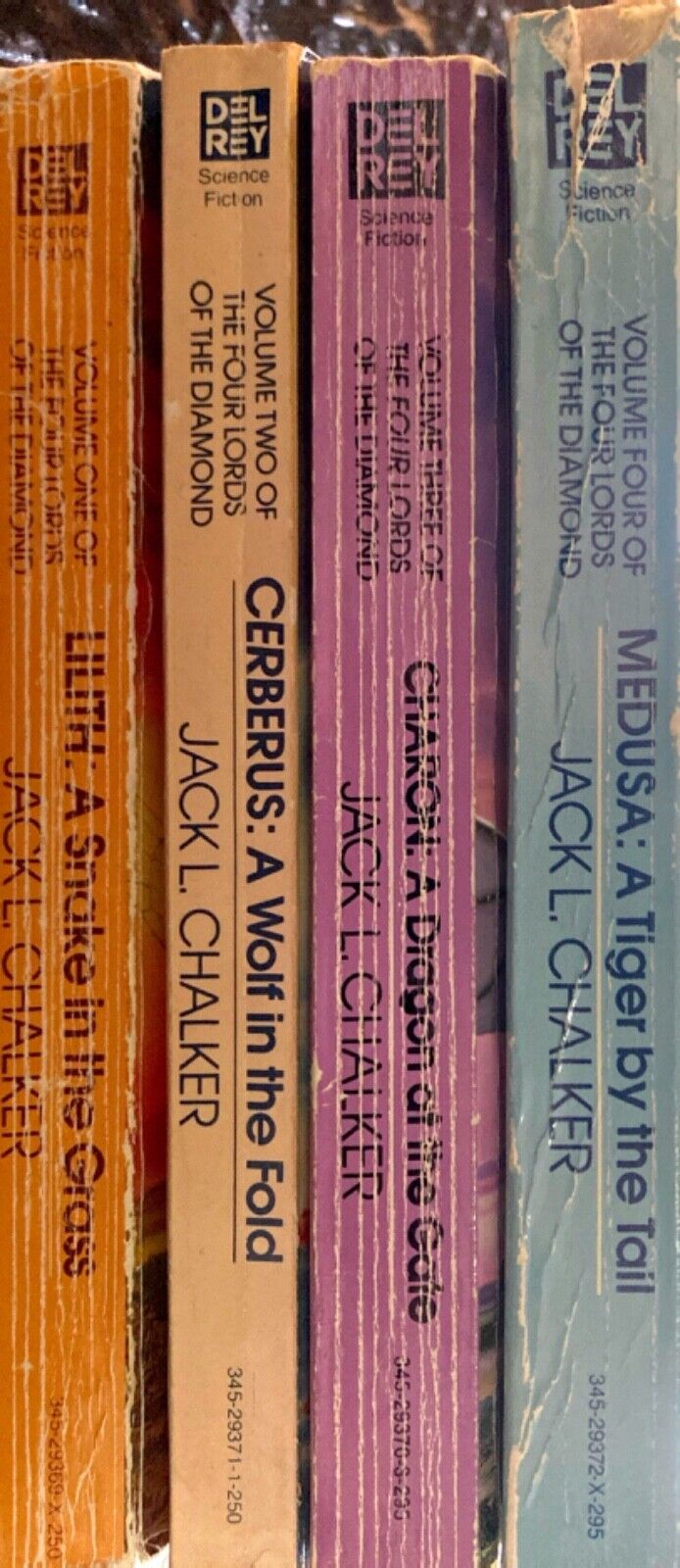 The Four Lords of the Diamond Quartet by Jack L. Chalker Del Rey Paperback