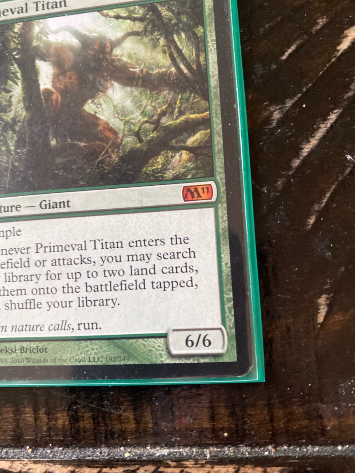 Magic the Gathering (MTG) Primeval Titan Magic 2012 (M12)