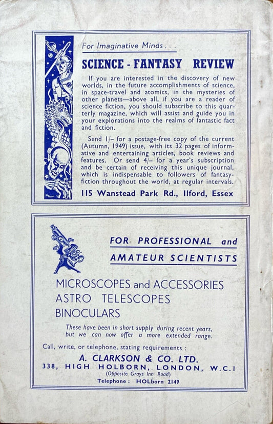 New Worlds Magazine Volume 2 No. 5 1949 British Import Science Fiction