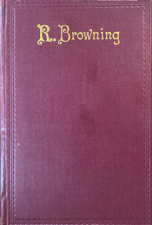 The Poems of Robert Browning 1920 Oxford University Press Hardcover Import