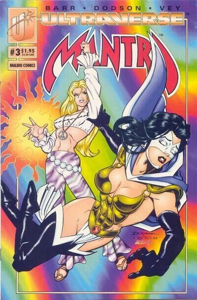 Malibu Comics Mantra #3 Modern Age 1993