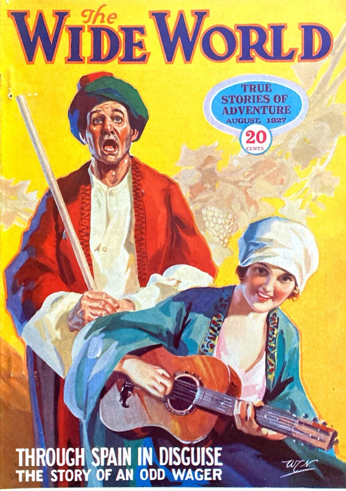 The Wide World Magazine No. 352 Vol. 59 August 1927 London Pulp