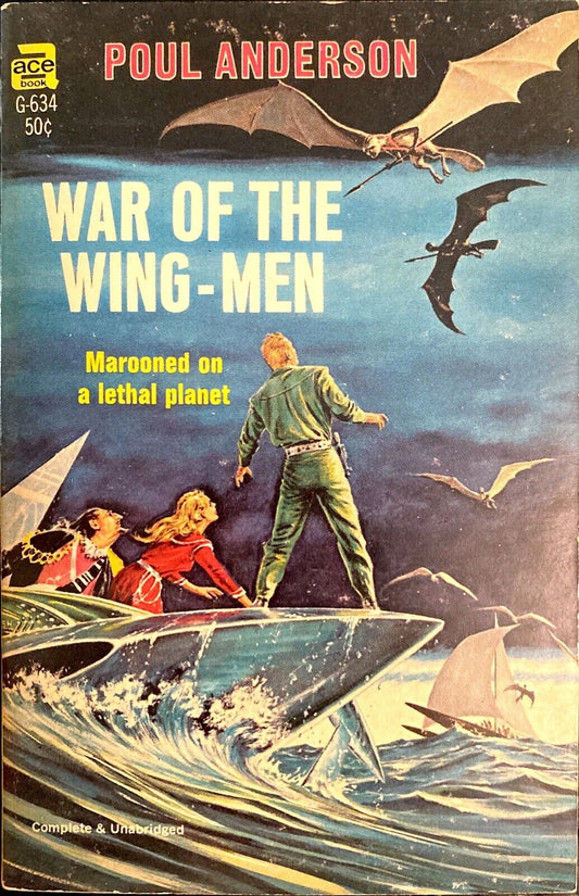War of the Wing-Men by Poul Anderson 1958 Ace G-634 Paperback
