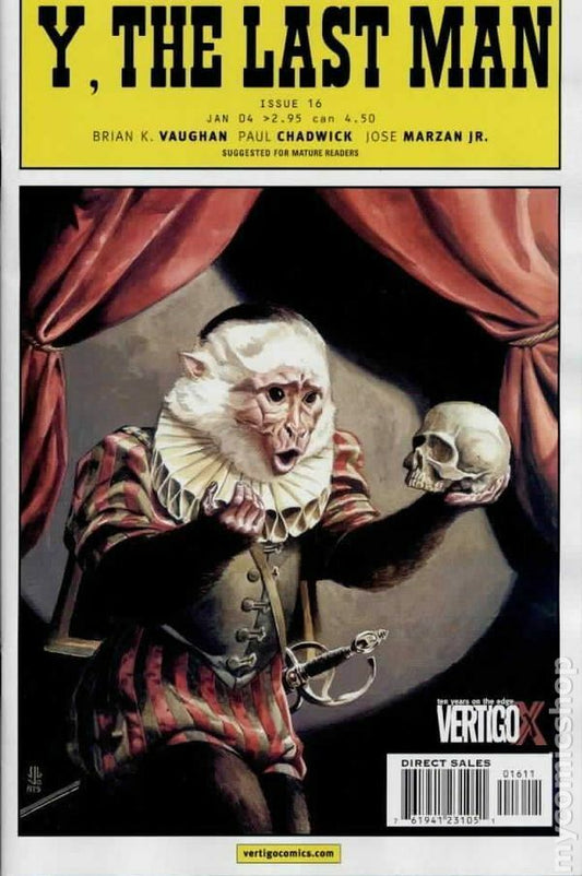 Vertigo Comics Y the Last Man #16 2003 Modern Age