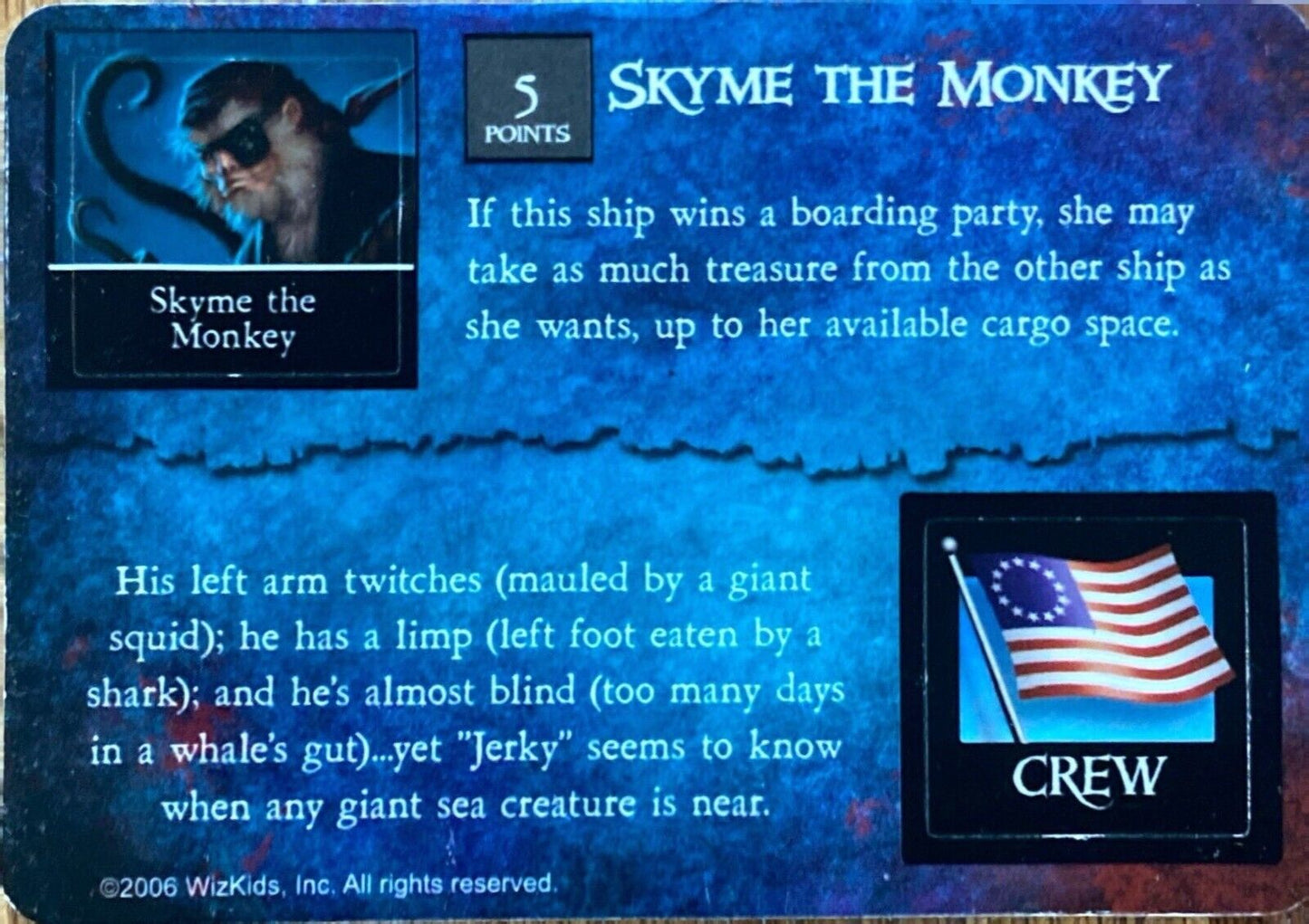 Pirates CSG of Davy Jones' Curse 047 Skyme the Monkey/Jerky Johnson Unpunched