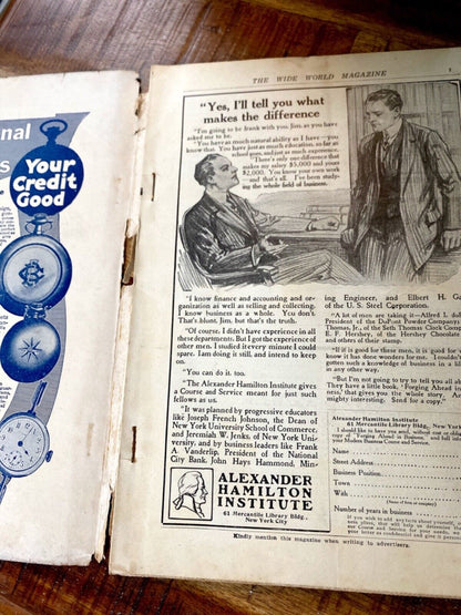 The Wide World Magazine No. 210 Vol. 35 October 1915 London Pulp