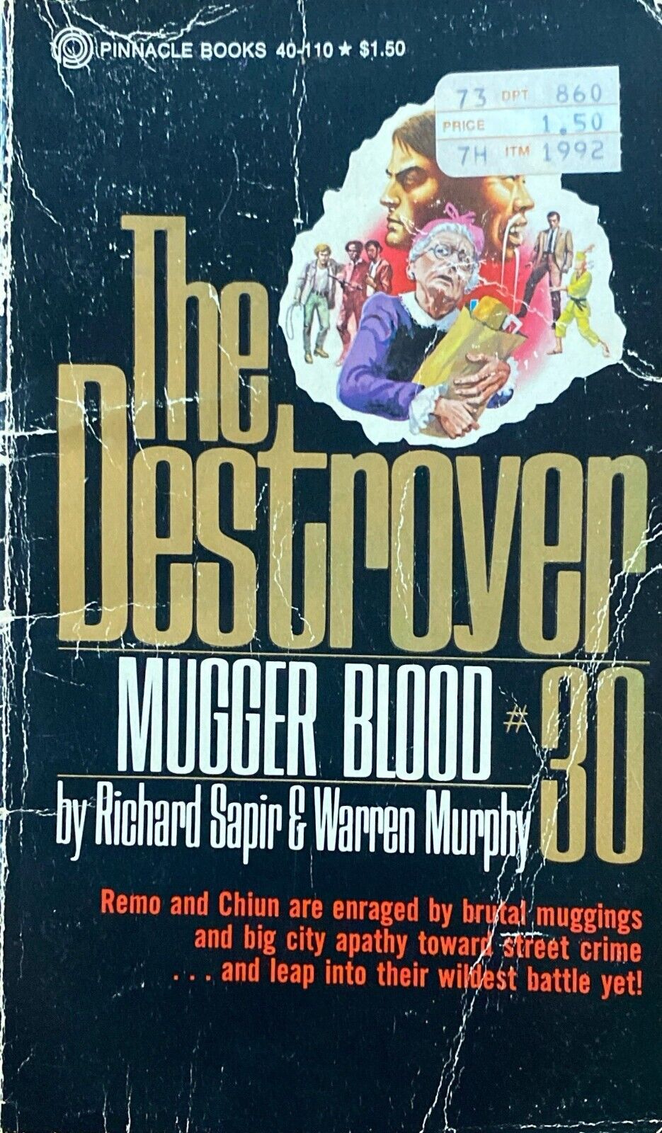 The Destroyer #30 Mugger Blood by Warren Murphy & Richard Sapir 1977