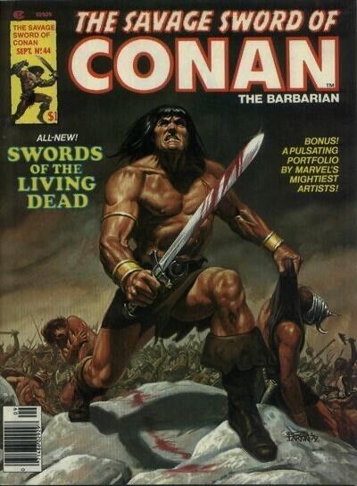 Marvel Magazine Savage Sword of Conan #44 Bronze Age 1979