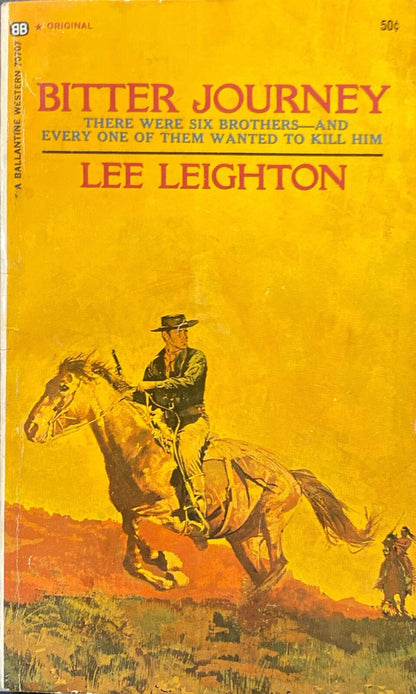 Bitter Journey by Lee Leighton 1969 Ballantine 70707 Paperback