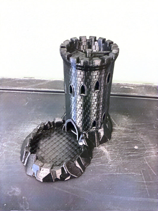 3D Printed Dungeons And Dragons Dice Tower , TTRPG Dice Rolling Tower