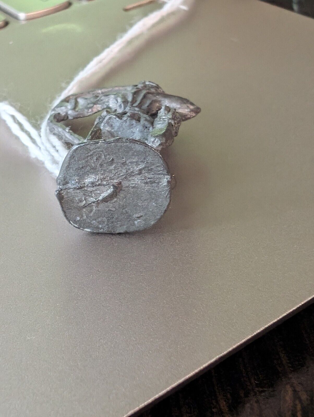 Elf Archer TTRPG Tabletop Pewter Miniature c.1980 Dungeons & Dragons