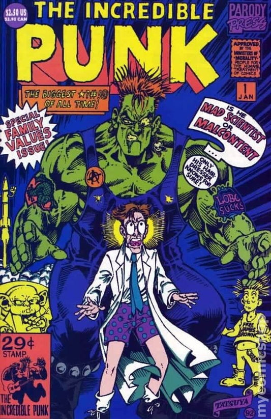 Parody Press The Incredible Punk #1 Modern Age 1993