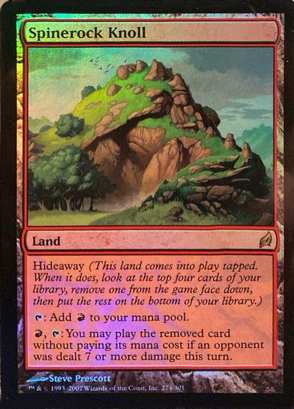 Magic the Gathering (MTG) Spinerock Knoll Lorwyn Foil