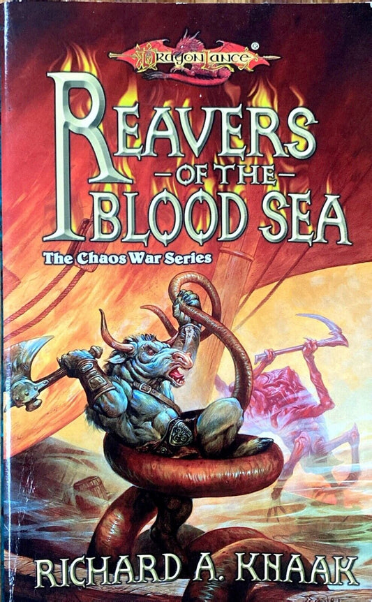 Reavers of the Blood Sea by Richard Knaak 1999 TSR Paperback D&D Dragonlance