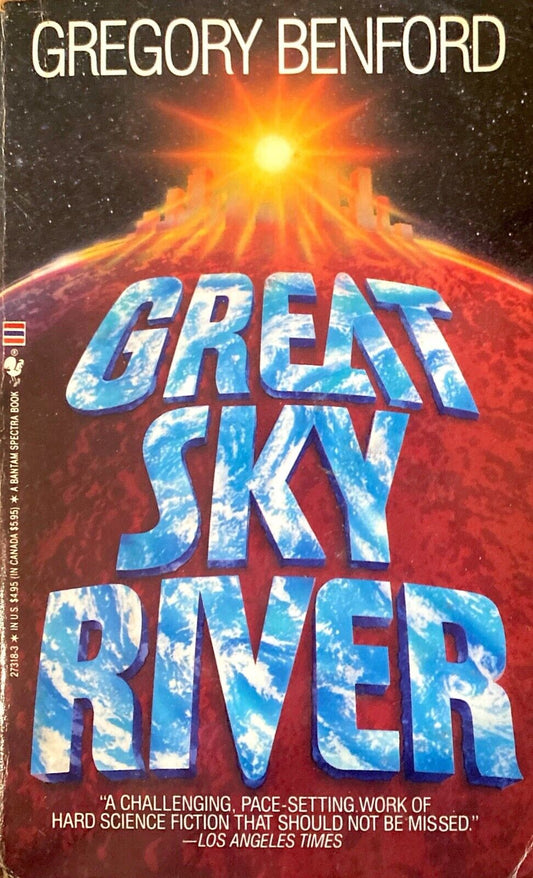 Great Sky River by Ben Bova 1988 Bantam Spectra Paperback