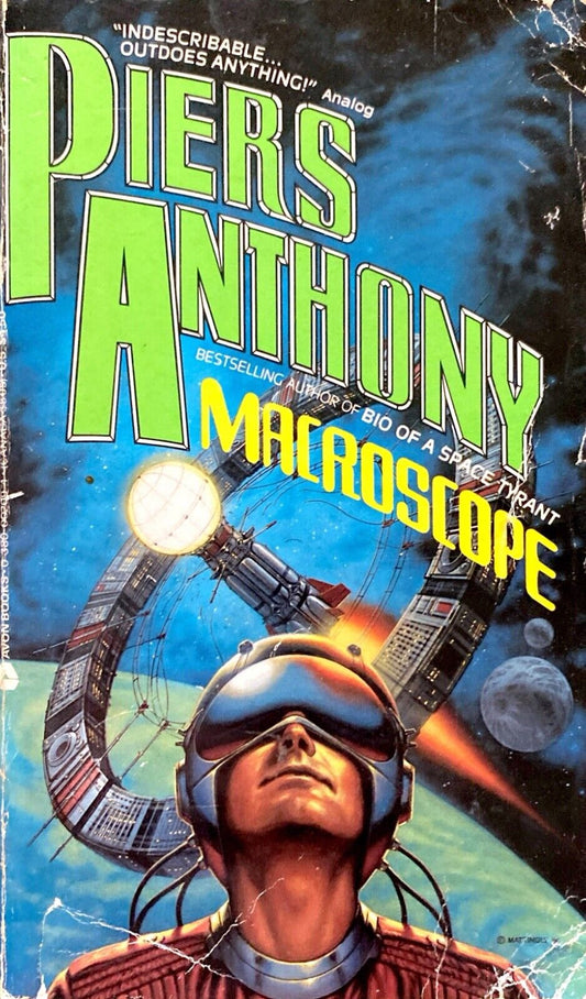 Macroscope by Piers Anthony 1969 (copyright) Avon Paperback