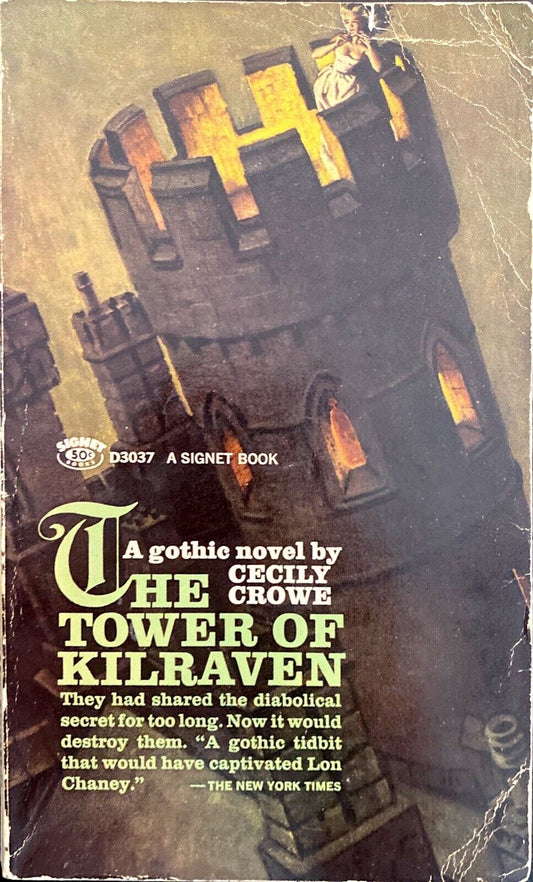 The Tower of Kilraven by Cecily Crowe 1966 Signet D3037 Paperback