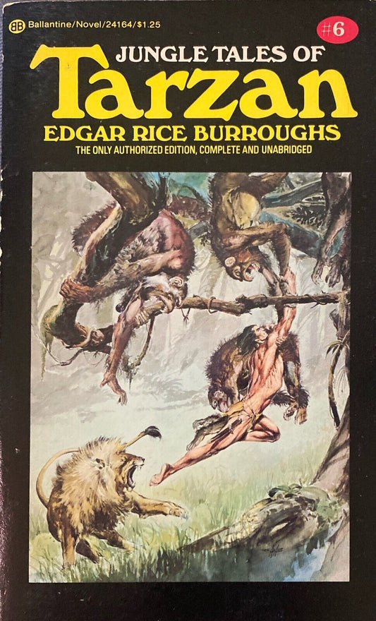 Jungle Tales of Tarzan by Edgar Rice Burroughs 1976 Ballantine 24164 Paperback