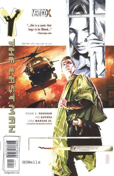 Vertigo Comics Y the Last Man #10 2003 Modern Age