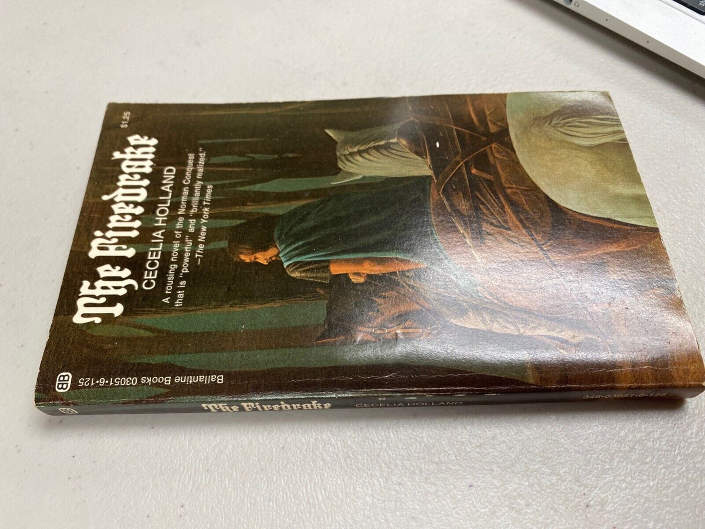 The Firedrake by Cecelia Holland 1973 Ballantine Paperback First Printing