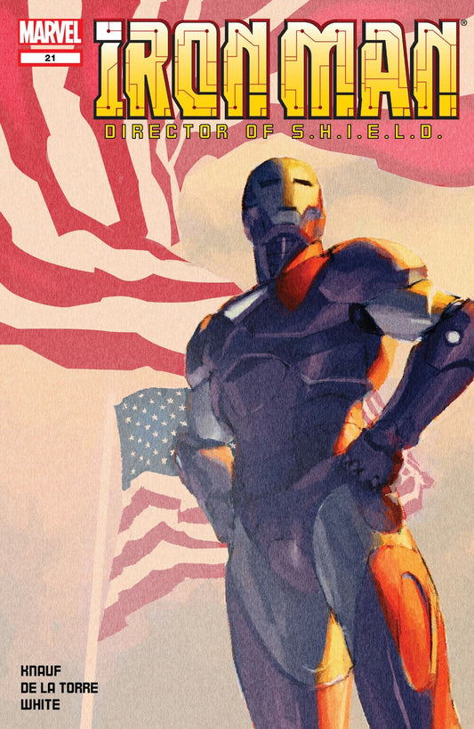 Marvel Comics Invincible Iron Man #21 Modern Age 2007 Director of S.H.I.E.L.D.