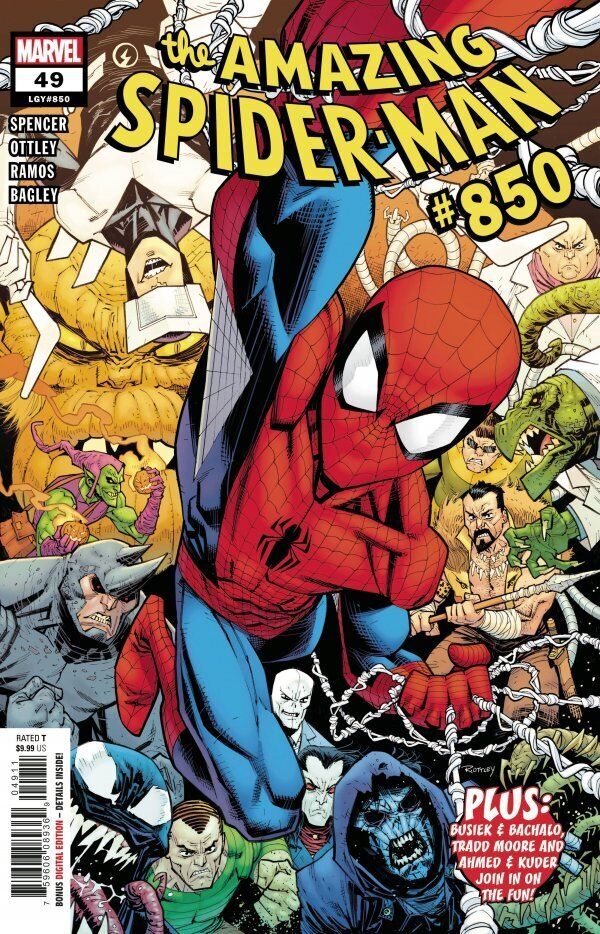 Marvel Comics Amazing Spider-man #49 Legacy #850 Modern Age 2020