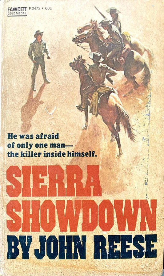 Sierra Showdown by John Reese 1971 Fawcett Gold Medal R2472 Paperback