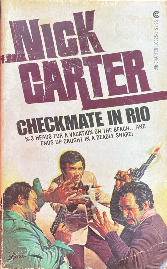 Checkmate in Rio by Nick Carter 1979 Charter Paperback Killmaster